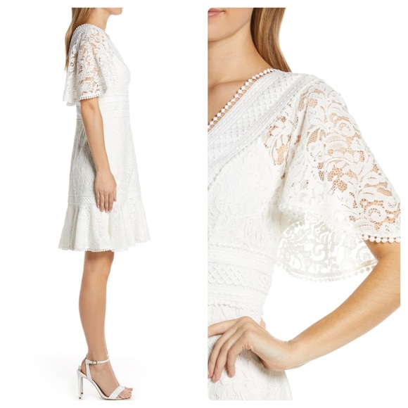 Eliza J Flounce Lace Dress - Picture 6 of 7